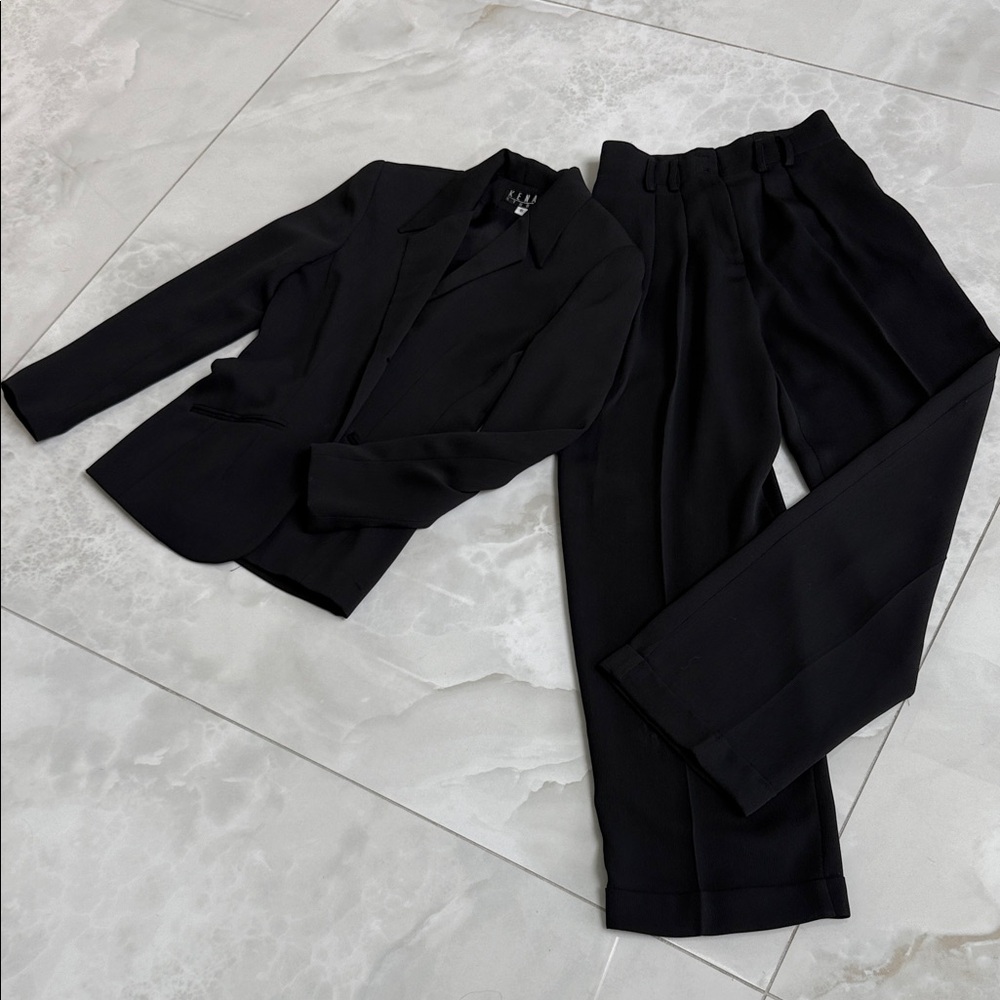Kenar Classic Black Women's Pantsuit